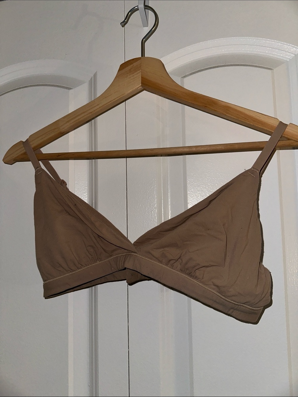 Skims Nude Brown Soft-Cup Bralette